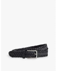 Bottega Veneta - Braided Brand-Debossed Leather Belt - Lyst