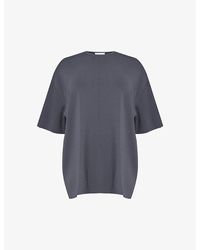 Frankie Shop - Lenny Dropped-shoulder Oversized Jersey T-shirt - Lyst