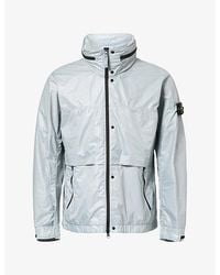 Stone Island - Light 3L-Tc Hooded Nylon Jacket - Lyst