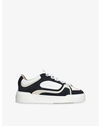 Cleens - Essential Suede And Mesh Trainers - Lyst