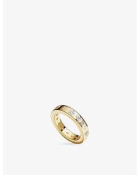 Apm Monaco - Les Gouttelettes 18Ct-Plated Alloy And Cubic Zirconia Ring - Lyst
