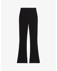 Ted Baker - Belenah Slim-fit High-rise Stretch-cotton Trousers - Lyst