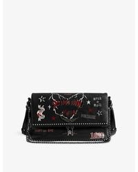 Zadig & Voltaire - Rocky Ii Printed Leather Cross-Body Bag - Lyst