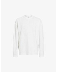 AllSaints - Aspen Long-sleeved Cotton T-shirt - Lyst