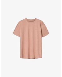 AllSaints - Saka Ramskull-Embroidered Cotton-Jersey T-Shirt - Lyst