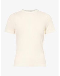 GOOD AMERICAN - The Sheer Rib Woven Turtleneck - Lyst
