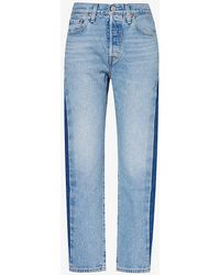 Levi's - 501 Cropped-leg High-rise Jeans - Lyst