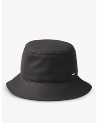 Sandro - Logo-embellished Woven Bucket Hat - Lyst