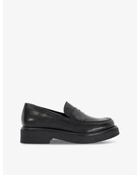 Dune - Leather Goodluck Chucky-Sole Leather Loafers - Lyst