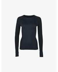 Sweaty Betty - Athlete Seamless Workout Stretch-Jersey Top - Lyst