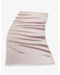BVLGARI - Lettere Maxi Logo-Print Silk And Wool-Blend Scarf - Lyst