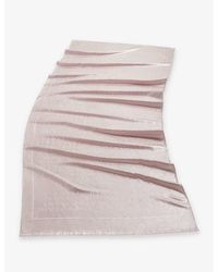 BVLGARI - Lettere Maxi Logo-print Silk And Wool-blend Scarf - Lyst