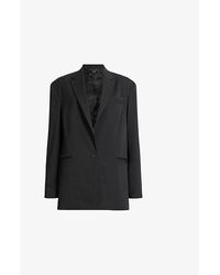 AllSaints - Nellie Relaxed-Fit Stretch-Woven Blazer - Lyst
