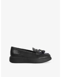 Dune - Glissade Leather Loafers - Lyst