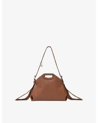 Maje - Miss M Leather Shoulder Bag - Lyst