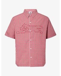 ICECREAM - Running Dog Check Cotton Shirt - Lyst
