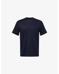 dunhill - Crew-Neck Short-Sleeve Linen And Cotton-Blend T-Shirt - Lyst