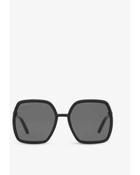 Gucci - gg0890s Square-frame Glass And Acetate Sunglasses - Lyst
