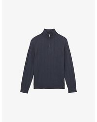 Reiss - Findlay Funnel-Neck Wool Jumper - Lyst