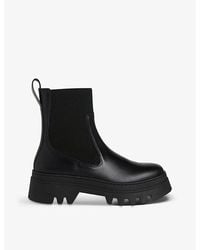 Whistles - Hatton Chunky-Soled Leather Chelsea Boots - Lyst