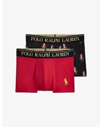 Polo Ralph Lauren - Polo Bear Pack Of Two Jersey Trunks - Lyst