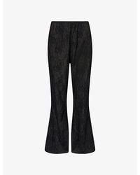 Dissh - Anya Lace Woven Trousers - Lyst