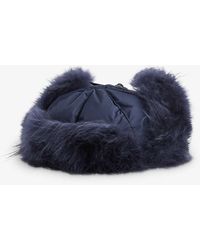 Yves Salomon - Chapka Shearling And Shell-down Hat - Lyst