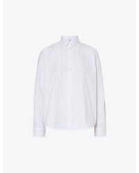 Totême - Signature Striped Organic-cotton Shirt - Lyst