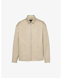 Prada - Brand-patch Regular-fit Cotton Jacket - Lyst