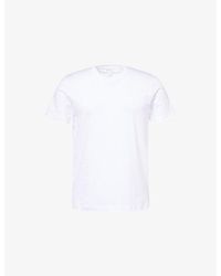 Sunspel - Regular-Fit Short-Sleeves Cotton-Jersey T-Shirt - Lyst