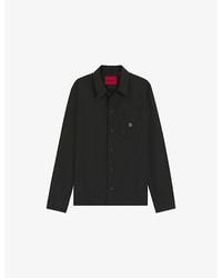HUGO - Logo-Patch Cotton Polo Shirt - Lyst