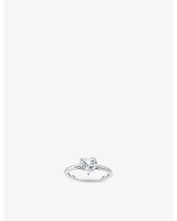 Thomas Sabo - Heart-Shaped 925 Sterling And Cubic Zirconia Ring - Lyst