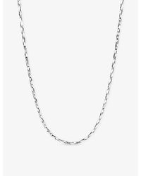 Sif Jakobs - Savona Rhodium-Plated Sterling Chain Necklace - Lyst
