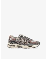Asics - Gel-Nyc Suede And Mesh Trainers - Lyst