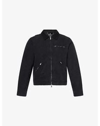 Represent - Corduroy-Collar Distressed Cotton Work Jacket - Lyst