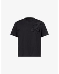 Simone Rocha - Pressed Rosette Cotton T-Shirt - Lyst