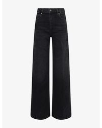 FRAME - The Palace High-Rise Stretch-Denim Jeans - Lyst