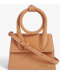 jacquemus pink le chiquito noeud bag