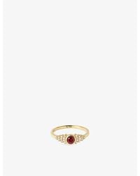 Astley Clarke - Icon 14Ct- Ruby And Lab-Grown Diamond Ring - Lyst