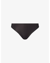 Calvin Klein - Perfectly Fit Ultralight Stretch-Woven Thong - Lyst
