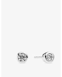 Sif Jakobs - Sardinien Uno Rhodium-Plated Sterling And Cubic Zirconia Stud Earrings - Lyst