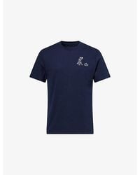 Lacoste - Graphic-Print Crew-Neck Cotton T-Shirt - Lyst