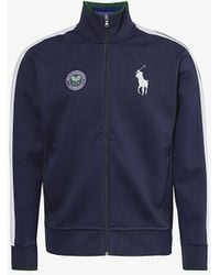 Polo Ralph Lauren - X Wimbledon Funnel-neck Brand-embroidered Cotton And Recycled Polyester-blend Jacket - Lyst