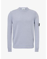 Stone Island - 5100072 Crewneck Wool Knit Jumper - Lyst