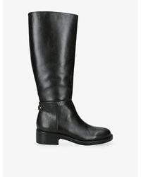 Sam Edelman - Milla Flat Leather Knee-High Boots - Lyst