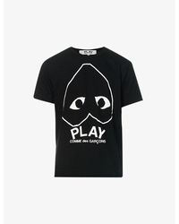COMME DES GARÇONS PLAY - Logo-print Cotton T-shirt X - Lyst