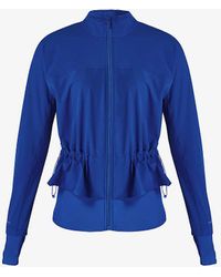 Sweaty Betty - Fast Lane Running Drawcord-hem Stretch-woven Recycled Polyester Jacket - Lyst