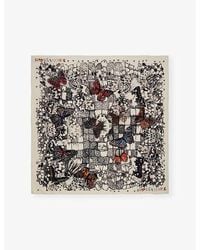 Zadig & Voltaire - Blondie 135 Graphic-Print Silk Scarf - Lyst