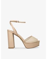 Steve Madden - Lourdes-M Woven Heeled Sandals - Lyst