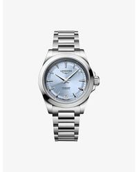 Longines - L3.430.4.92.6 Conquest 34Mm Stainless-Steel Automatic Watch - Lyst